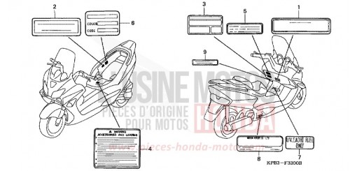 ETIQUETTE DE PRECAUTIONS NSS2501 de 2001
